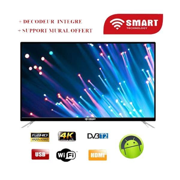 SMART TECHNOLOGY TV LED - 40 Pouces-Full HD - Décodeur Intégré